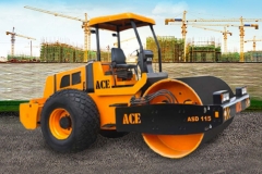 ACE lifting cranes and earth moving equipment